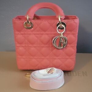 Dior Pink Quilted Mini Bag